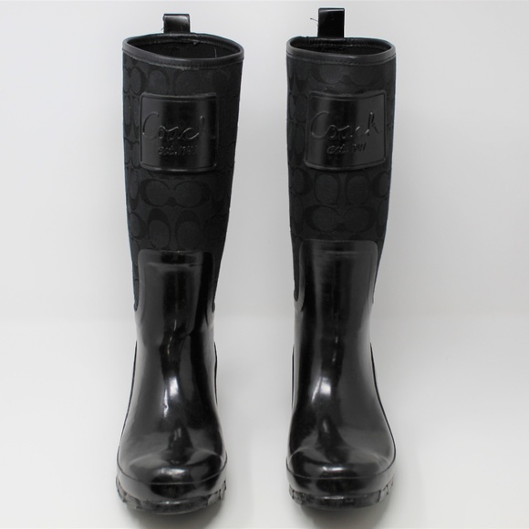 Coach rain boots - Picture 1 of 4